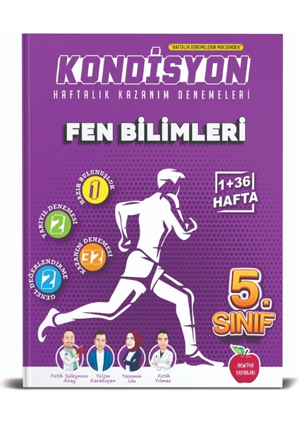 Newton Yayınları 5. Sınıf Kondisyon Fen Bilimleri Denemeleri 37 Hafta