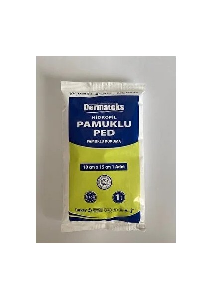 Dermatekspamukluped 10X15 (10 Adet)