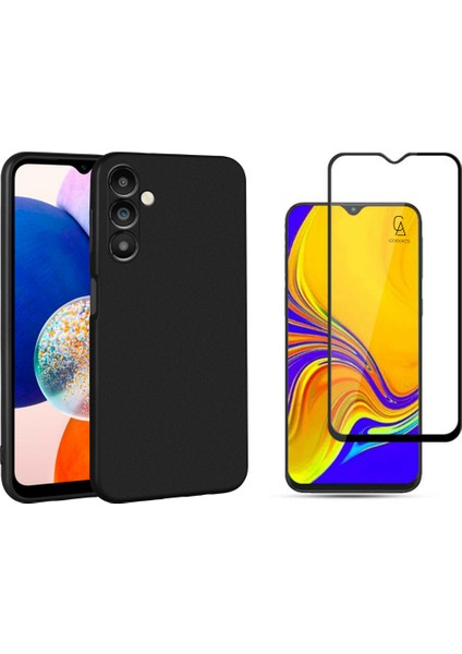 Samsung Galaxy A14 ile Uyumlu Telefon Kılıfı ve 5d Tam Kaplayan Cam Ekran Koruyucu