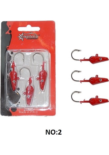 6457 Sandeel Jig Head 15gr Ultimate Sardine 3'lü Set No:2