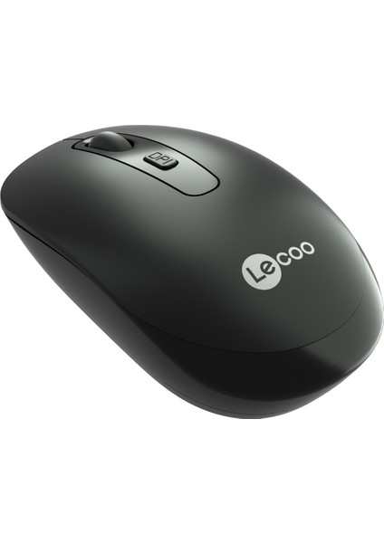 Lenovo Lecoo WS205 Kablosuz 1600DPI 4 Tuşlu Optik Mouse Siyah