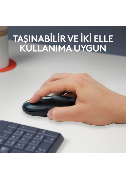 WS207 Şarj Edilebilir Kablosuz 1600DPI 4 Tuşlu Sessiz Kompakt Optik Mouse Siyah