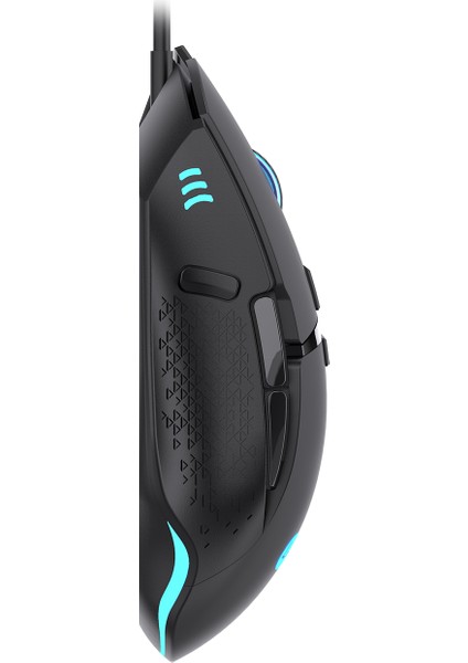 Lenovo Lecoo MG1101 Kablolu RGB LED Aydınlatmalı 6400DPI 8 Tuşlu Gaming Mouse Siyah