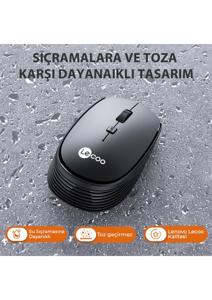 WS202 Kablosuz 1200DPI 4 Tuşlu Optik Mouse Beyaz