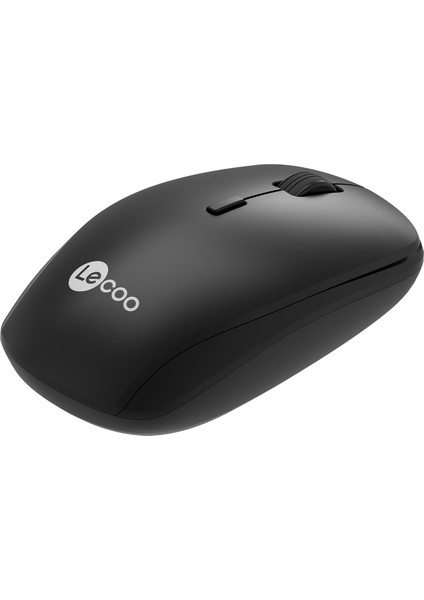 Lenovo Lecoo WS203 Kablosuz 2400DPI 4 Tuşlu Optik Mouse Siyah