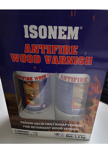 Isonem Antıfıre Woodvernik1,5 kg fiyatları