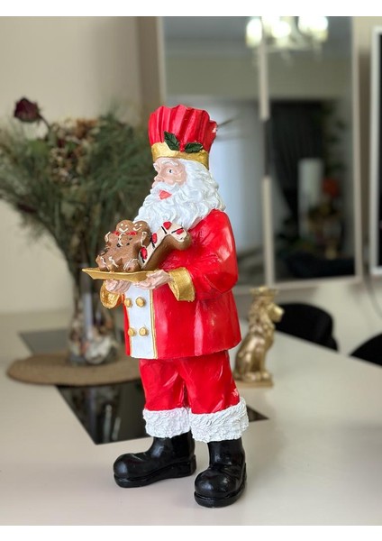 Kurabiyeli Noel Baba Heykel Biblo Yılbaşı Yeni Yıl fırsatları