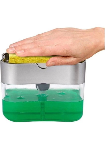Deterjan Hazneli Otomatik Köpürten Dekoratif Sıvı Sabunluk 380 Ml. Org-98