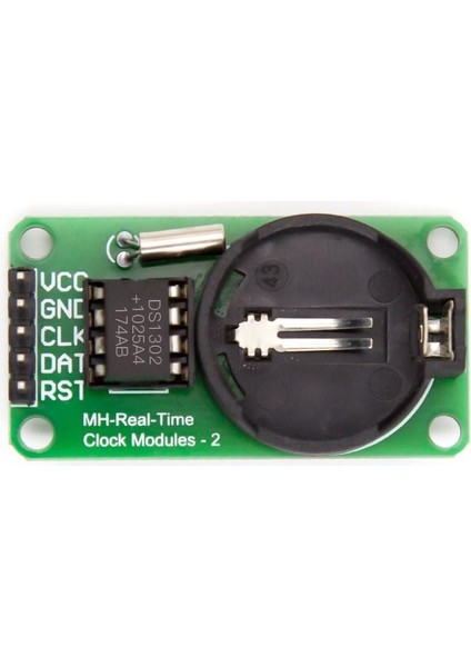 DS1302 RTC Gerçek Zamanlı Saat Devresi Modülü