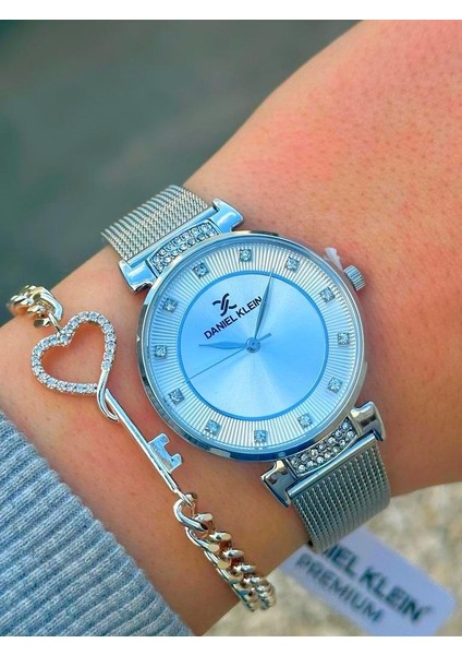 DK.FT.1.322 Daniel Klein Çelik Kordon 30 mt Suya Dayanıklı Yeni Sezon Şık Tasarım Bayan Kol Saati fiyatları