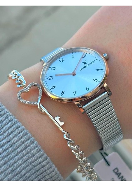 DK.FT.1.323 Daniel Klein Çelik Kordon 30 mt Suya Dayanıklı Yeni Sezon Şık Tasarım Bayan Kol Saati fırsatları