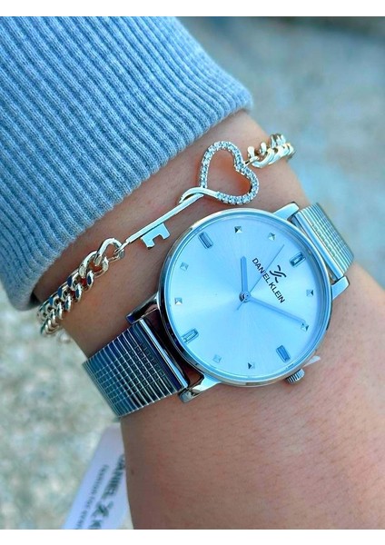 DK.FT.1.329 Daniel Klein Çelik Kordon 30 mt Suya Dayanıklı Yeni Sezon Şık Tasarım Bayan Kol Saati modelleri