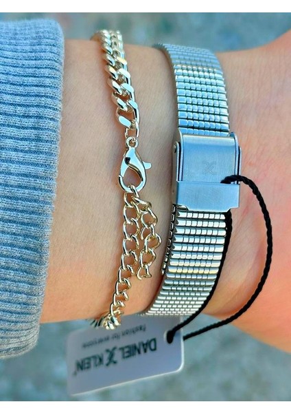 DK.FT.1.329 Daniel Klein Çelik Kordon 30 mt Suya Dayanıklı Yeni Sezon Şık Tasarım Bayan Kol Saati indirimleri