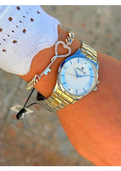 DK.FT.1.331 Daniel Klein Çelik Kordon 30 mt Suya Dayanıklı Yeni Sezon Şık Tasarım Bayan Kol Saati modelleri