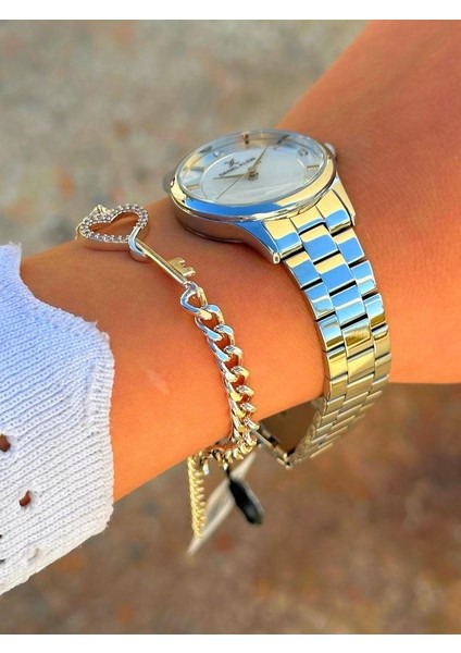 DK.FT.1.331 Daniel Klein Çelik Kordon 30 mt Suya Dayanıklı Yeni Sezon Şık Tasarım Bayan Kol Saati fırsatları