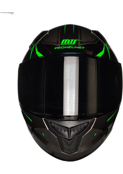 -801 Snake Kapalı Kask (Lead Green) fiyatları