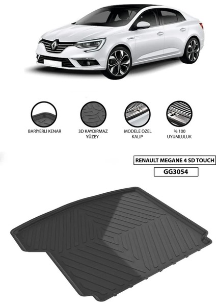 Renault Megane 4 Sd Touch Bagaj Havuzu