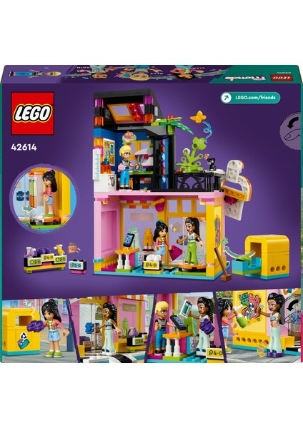 LEGO® Friends Vintage Giyim Mağazası 42614 - 6 Yaş ve Üzeri Çocuklar için Olly, Liann ve Jordin Minifigürü İçeren Yaratıcı Oyuncak Yapım Seti (409 Parça)