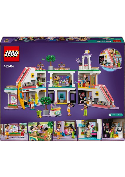 ® Friends Heartlake City Alışveriş Merkezi 42604 - 8 Yaş & Üzeri Çocuklar için Yaratıcı Oyuncak Yapım Seti (1237 Parça)
