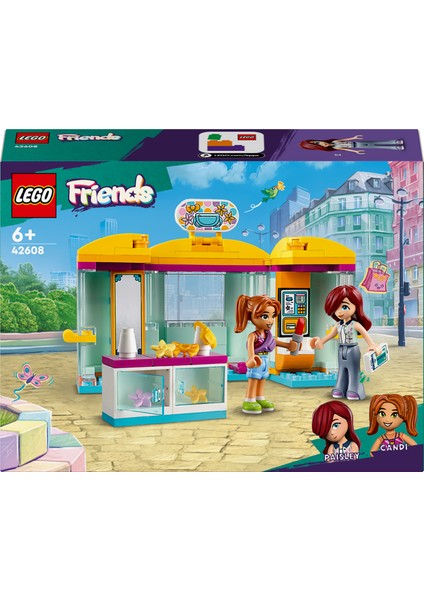 Friends Minik Aksesuar Mağazası 42608 - 6 Yaş ve Üzeri Çocuklar için Paisley ve Candi Minifigürü İçeren Yaratıcı Oyuncak Yapım Seti (129 Parça)