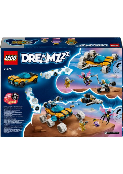 DREAMZzz™ Bay Oz’un Uzay Arabası 71475 - 8 Yaş ve Üzeri için Dönüşebilen Araç İçeren Yaratıcı Oyuncak Yapım Seti (350 Parça)