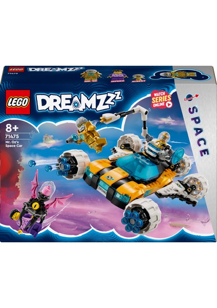 DREAMZzz™ Bay Oz’un Uzay Arabası 71475 - 8 Yaş ve Üzeri için Dönüşebilen Araç İçeren Yaratıcı Oyuncak Yapım Seti (350 Parça)