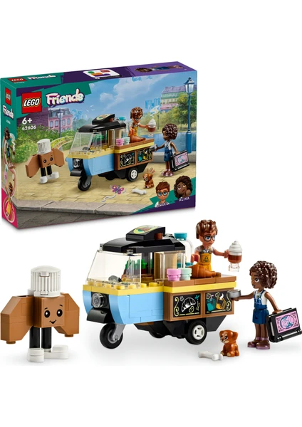 LEGO® Friends Mobil Pastane 42606 - 6 Yaş ve Üzeri Çocuklar için Aliya Minifigürü İçeren Yaratıcı Oyuncak Yapım Seti (125 Parça)