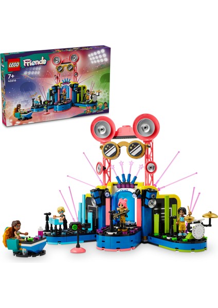 ® Friends Heartlake City Müzik Yarışması 42616 - 7 Yaş ve Üzeri Çocuklar için 4 Minifigür İçeren Yaratıcı Oyuncak Yapım Seti (669 Parça)