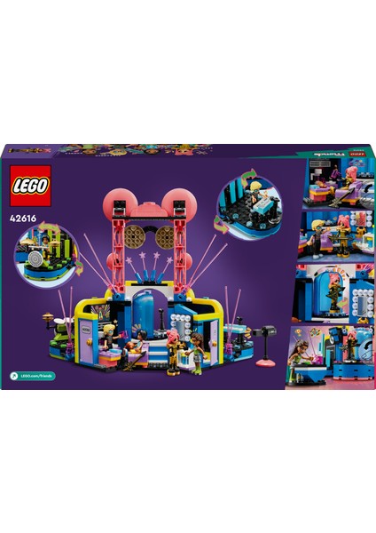 ® Friends Heartlake City Müzik Yarışması 42616 - 7 Yaş ve Üzeri Çocuklar için 4 Minifigür İçeren Yaratıcı Oyuncak Yapım Seti (669 Parça)
