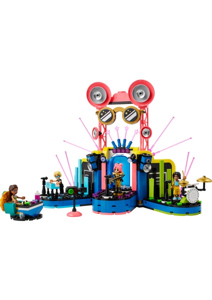® Friends Heartlake City Müzik Yarışması 42616 - 7 Yaş ve Üzeri Çocuklar için 4 Minifigür İçeren Yaratıcı Oyuncak Yapım Seti (669 Parça)