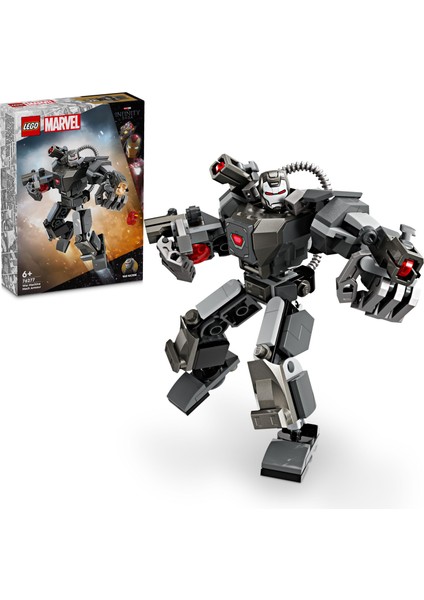 ® Marvel War Machine Robot Zırhı 76277 - 6 Yaş ve Üzeri Süper Kahraman Seven Çocuklar İçin İnşa Edilebilen Savaşçı İçeren Yaratıcı Oyuncak Yapım Seti (154 Parça)