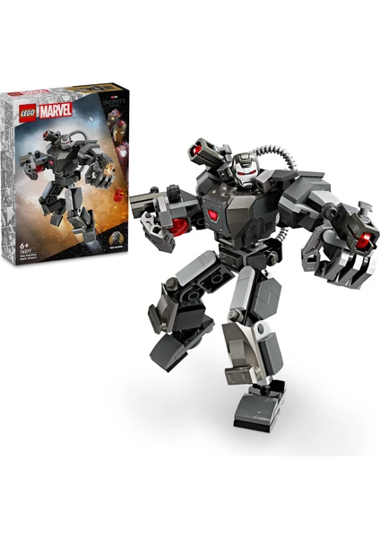 LEGO® Marvel War Machine Robot Zırhı 76277 - 6 Yaş ve Üzeri Süper Kahraman Seven Çocuklar İçin İnşa Edilebilen Savaşçı İçeren Yaratıcı Oyuncak Yapım Seti (154 Parça)