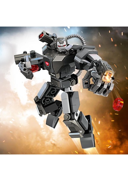 ® Marvel War Machine Robot Zırhı 76277 - 6 Yaş ve Üzeri Süper Kahraman Seven Çocuklar İçin İnşa Edilebilen Savaşçı İçeren Yaratıcı Oyuncak Yapım Seti (154 Parça)