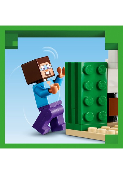 ® Minecraft® Steve'in Çöl Keşfi 21251 - 6 Yaş & Üzeri Video Oyunu Seven Çocuklar için Yaratıcı Oyuncak Yapım Seti (75 Parça)