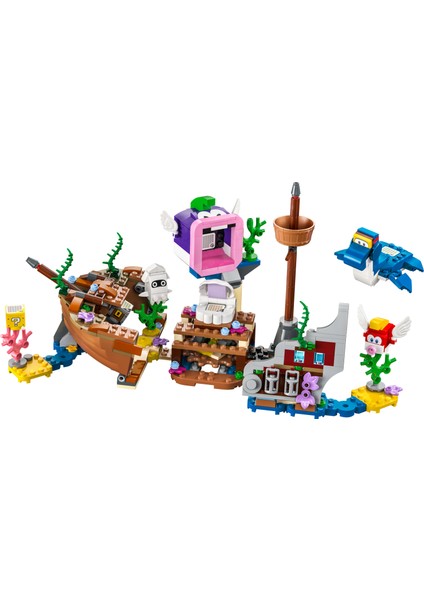 ® Super Mario™ Dorrie'nin Batık Gemi Macerası Ek Macera Seti 71432 - 7 Yaş ve Üzeri Super Mario Hayranları İçin Koleksiyonluk Yaratıcı Oyuncak Yapım Seti (500 Parça)