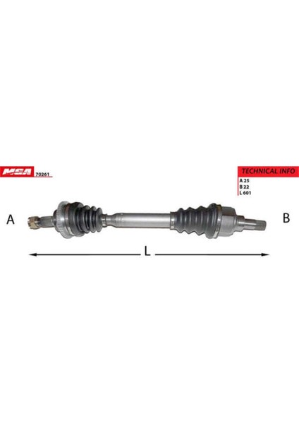 70261 70261 Aks Sol Absli 48D 206 00- 1.6 16V