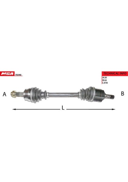 70340 70340 Aks Sol Corsa D 06- 1.3 Cdtı Djt Motor