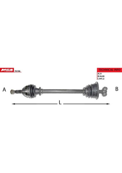 70196 70196 Aks Sol Renault 19 1.9d
