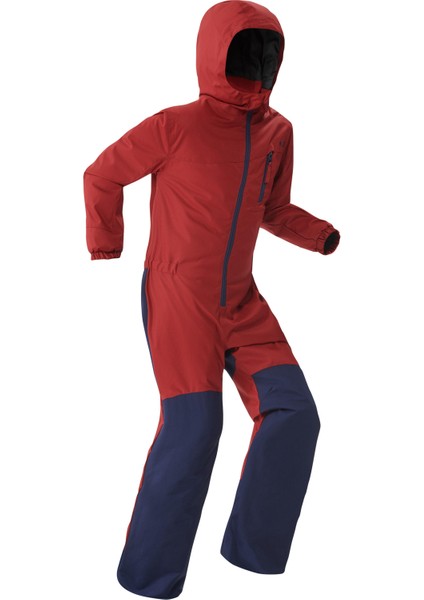 Wedze Çocuk Kayak Tulumu - Bordo / Lacivert - 100 modelleri