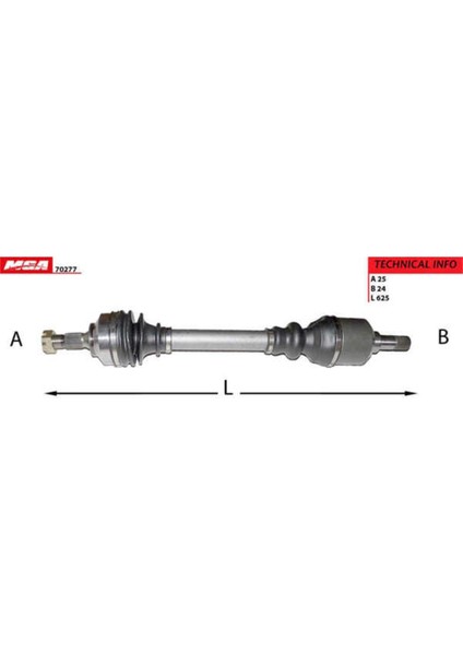70277 70277 Aks Sol 307 Partner Tepee / Berlingo 08- 1.4 Hdı 1.6 Hdı 1.6ıe Be Sanz.