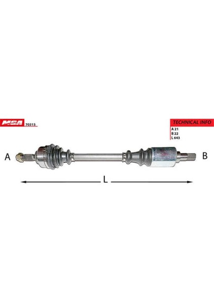 70313 70313 Aks Sol C2 C3 1.4ıe