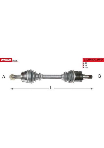 70338 70338 Aks Sol Corsa D 06- 1.3 Cdtı Dth