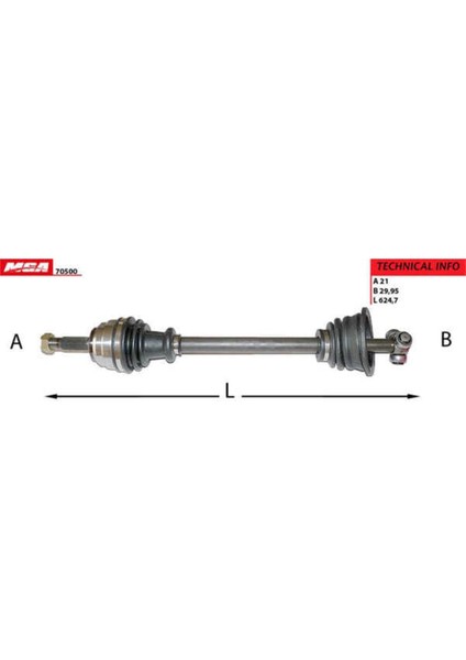 70500 70500 Aks Sol Abssız Clıo Iı 98- Kangoo 98-