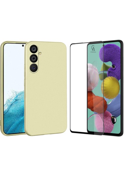 Samsung Galaxy A54 ile Uyumlu Telefon Kılıfı ve 5d Tam Kaplayan Cam Ekran Koruyucu