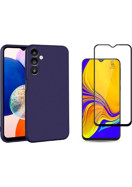 Samsung Galaxy A14 ile Uyumlu Telefon Kılıfı ve 5d Tam Kaplayan Cam Ekran Koruyucu