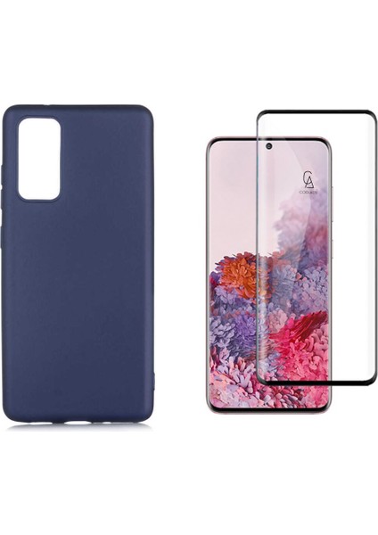 Samsung Galaxy S20 Fe ile Uyumlu Telefon Kılıfı ve 5d Tam Kaplayan Cam Ekran Koruyucu