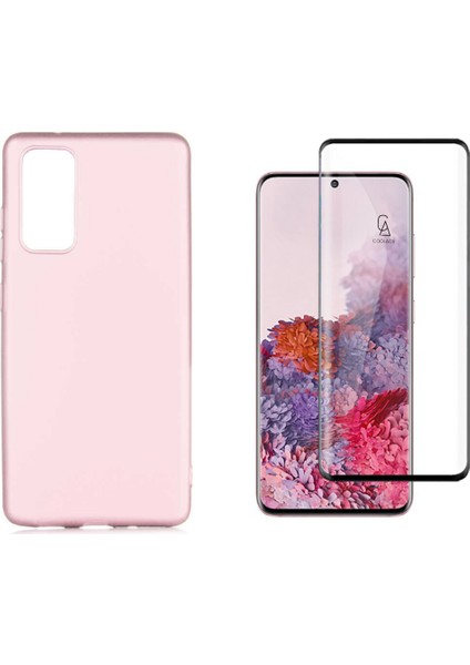 Samsung Galaxy S20 Fe ile Uyumlu Telefon Kılıfı ve 5d Tam Kaplayan Cam Ekran Koruyucu