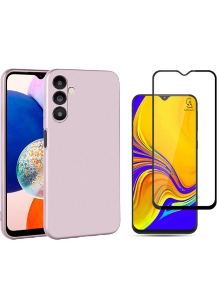 Samsung Galaxy A14 ile Uyumlu Telefon Kılıfı ve 5d Tam Kaplayan Cam Ekran Koruyucu
