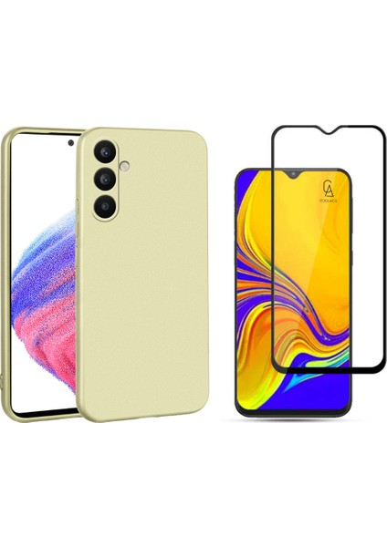 Samsung Galaxy A34 ile Uyumlu Telefon Kılıfı ve 5d Tam Kaplayan Cam Ekran Koruyucu