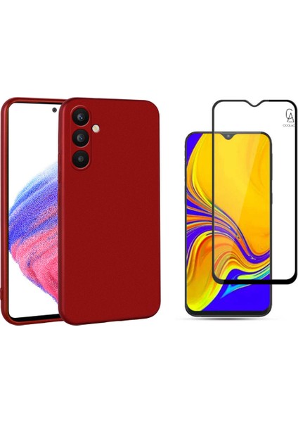 Samsung Galaxy A34 ile Uyumlu Telefon Kılıfı ve 5d Tam Kaplayan Cam Ekran Koruyucu